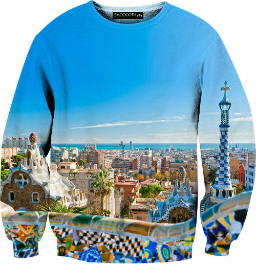 Barcelona 100% Cotton Sweatshirt