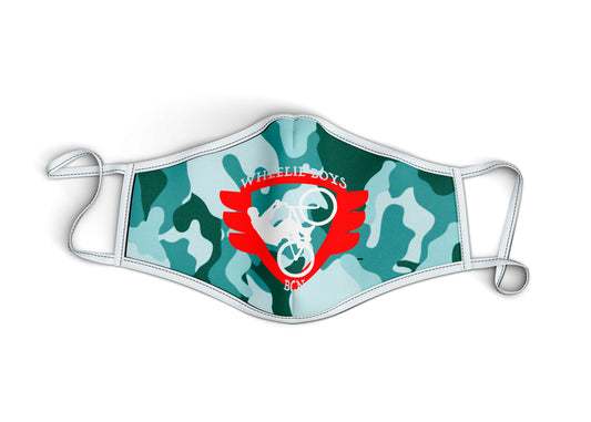Red Logo Blue Camo