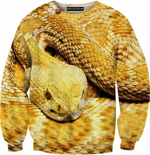 Golden snake 100% Cotton Sweatshirt