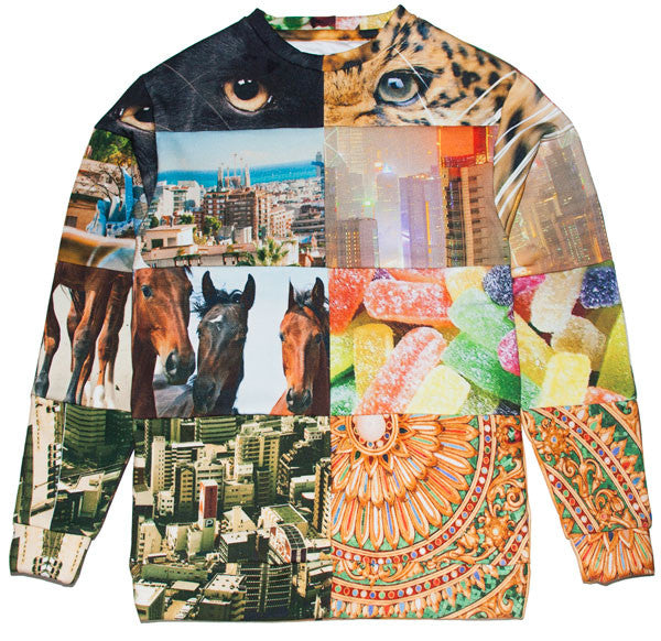 Patchwork unique Sweatshirt 1 Of 1 - Size L