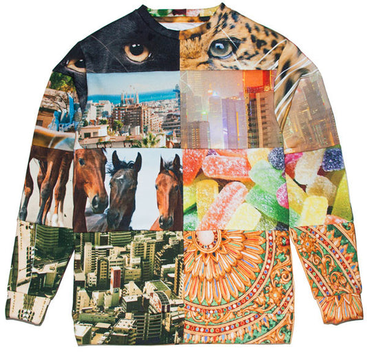 Patchwork unique Sweatshirt 1 Of 1 - Size L