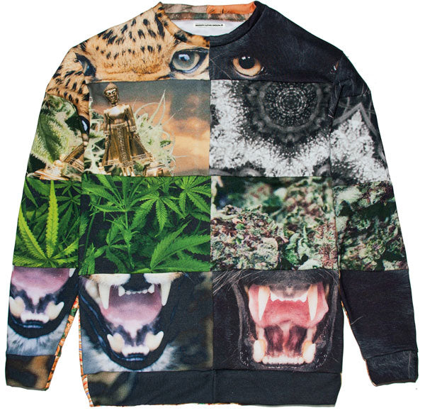 Patchwork unique Sweatshirt 1 Of 1  Size XL