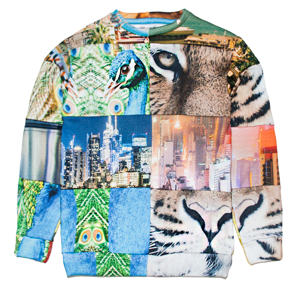 Patchwork unique Sweatshirt 1 Of 1 Size M