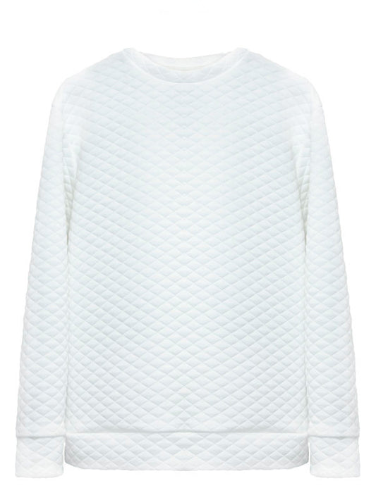 White quilted matelasse