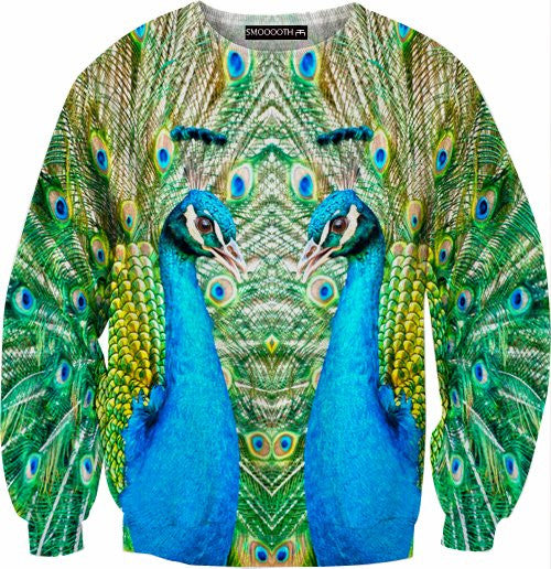 Peacock 100% Cotton Sweatshirt
