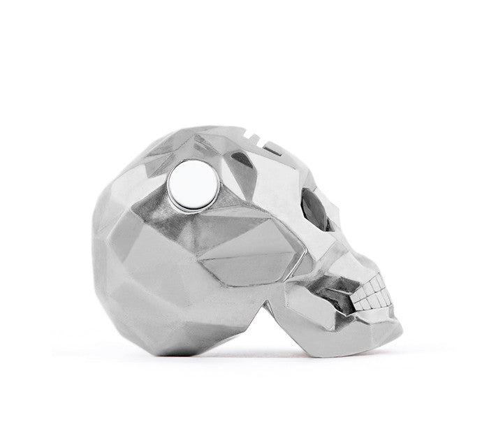 Silver Skull Fateced Necklace