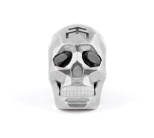 Silver Skull Fateced Necklace