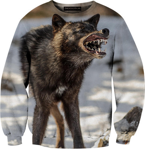 Wolf 100% Cotton Sweatshirt